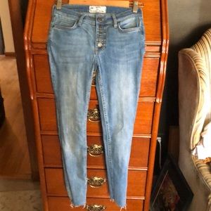 Free people full length skinny jeans